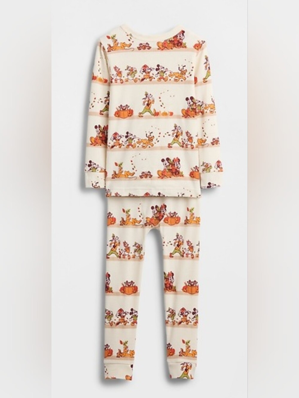 EUC 5Y Gap × Disney Baby & Toddler Organic Brushed Cotton Fall Thanksgiving PJs